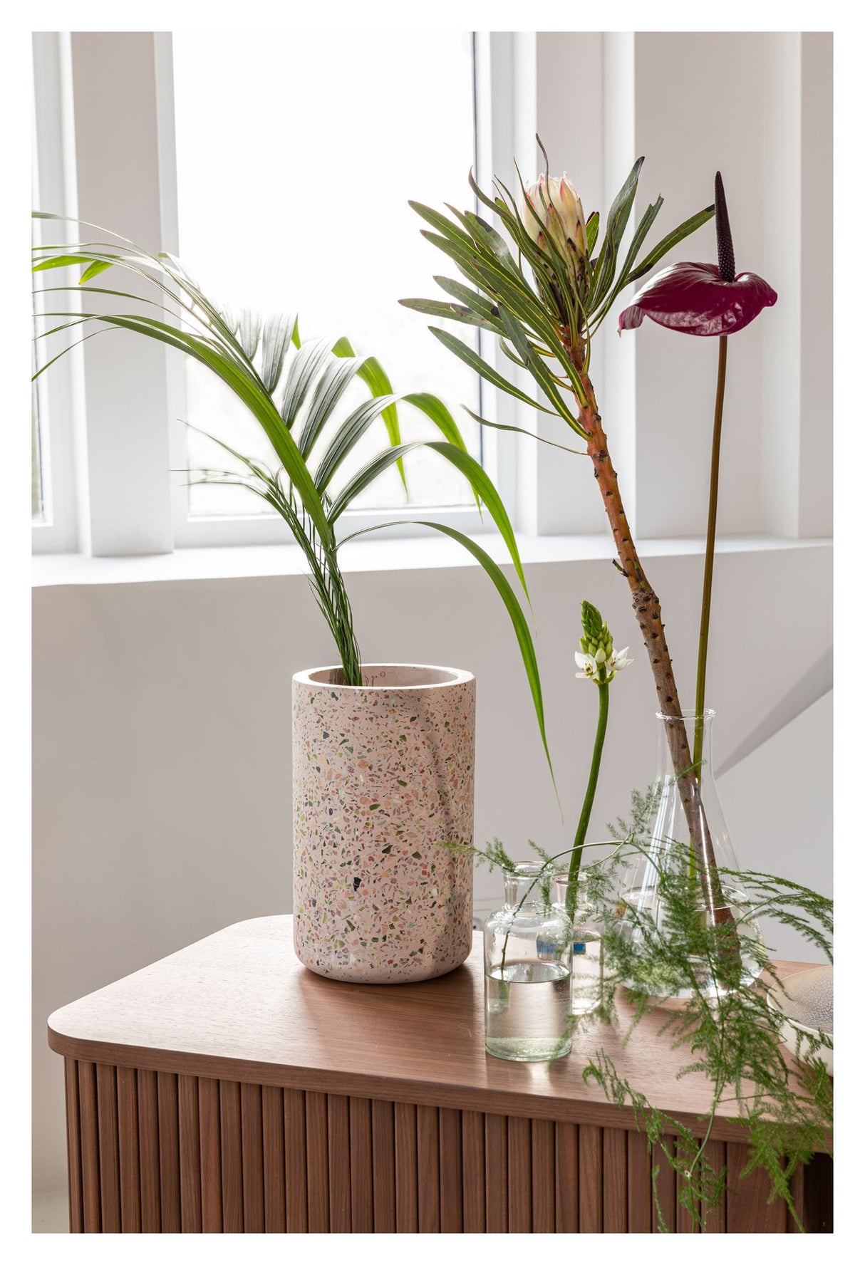 Zuiver Fajen Vase - Pink Terrazzo