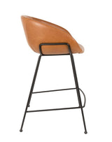 Zuiver Feston barstol - Brun PU, SH: 65cm - Unoliving.com