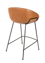 Zuiver Feston barstol - Brun PU, SH: 65cm - Unoliving.com