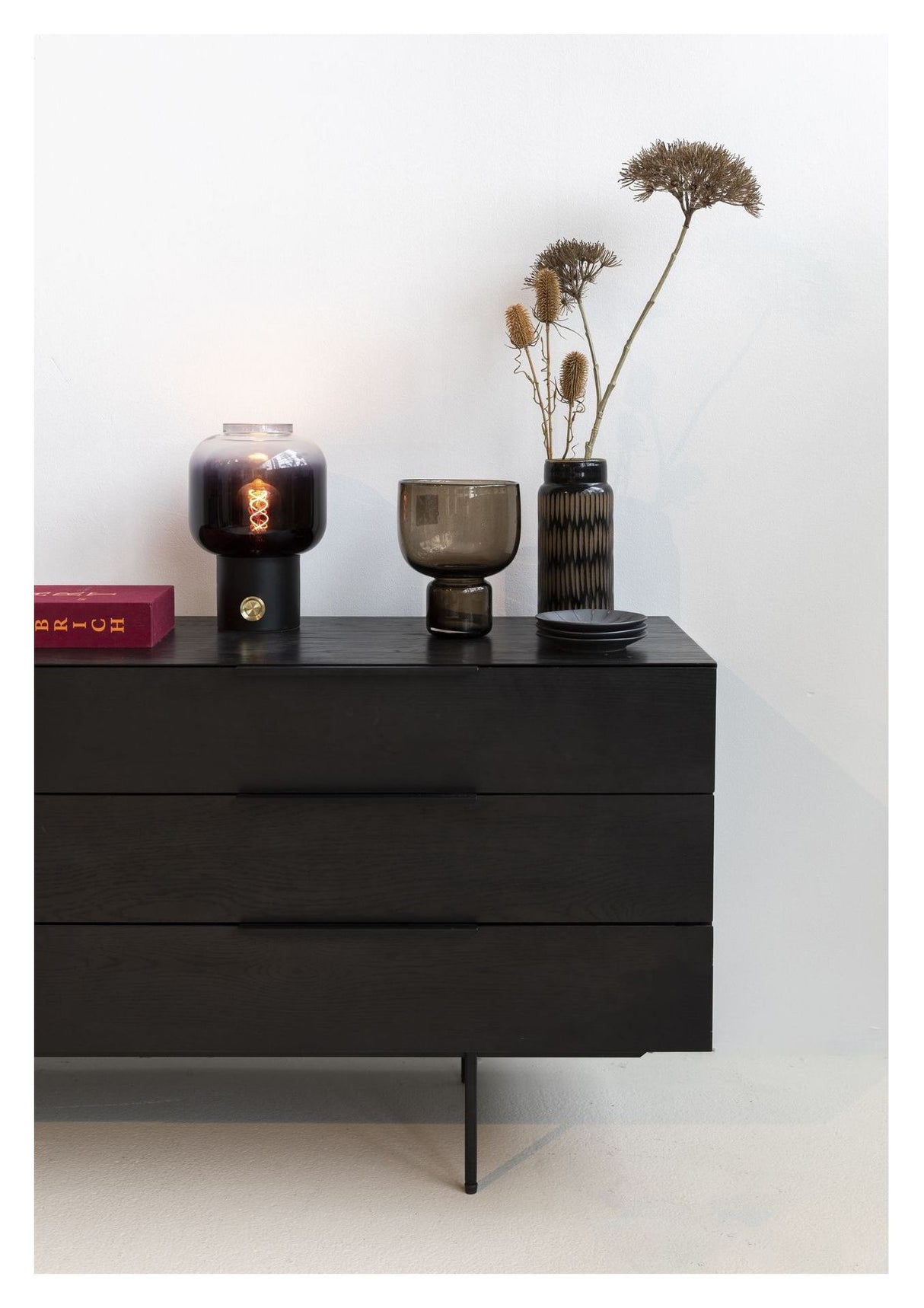 Moody Bordlampe, Sort - Unoliving.com