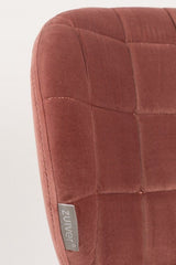 Zuiver OMG Spisebordsstol - Old pink velour - Unoliving.com