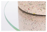 Zuiver Rosalina Sidebord - Pink Terrazzo, Ø40 - Unoliving.com