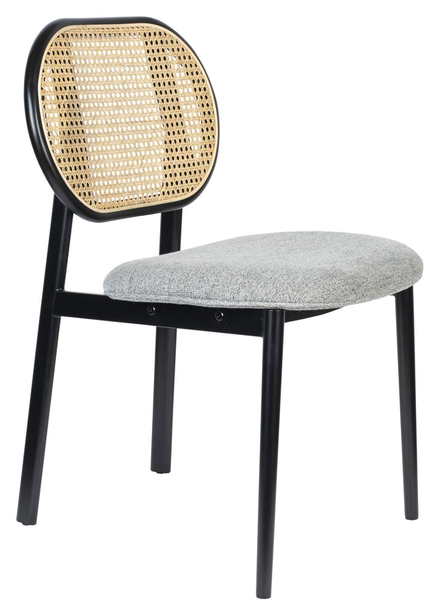 Zuiver Spike Spisebordsstol - Rattan/Grå - Unoliving.com