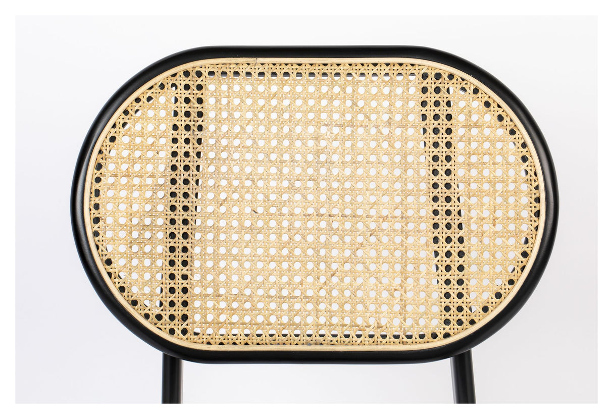 Zuiver Spike Spisebordsstol - Rattan/Grå - Unoliving.com