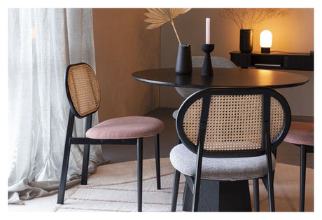 Zuiver Spike Spisebordsstol - Rattan/Pink - Unoliving.com