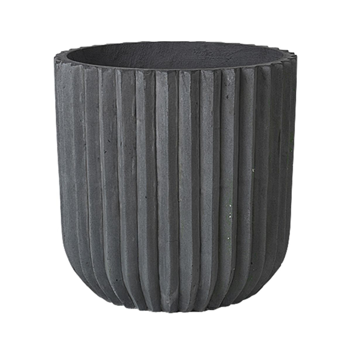fiber-flowerpot-cylinder-o50-charcoal