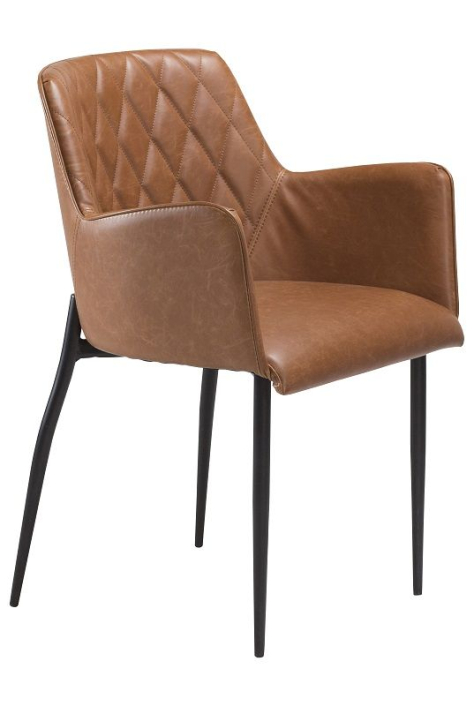 rombo-spisebordsstol-brun-sort