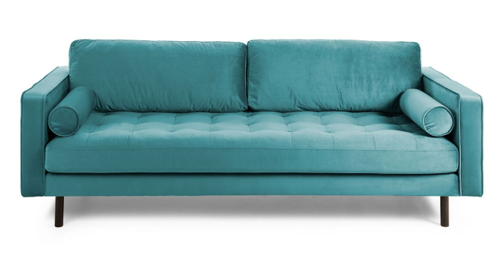 kave-home-bogart-2-pers-sofa-turkis-velour
