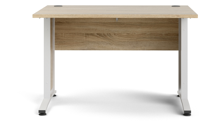 prima-skrivebord-lys-trae-120cm-m-hvide-ben