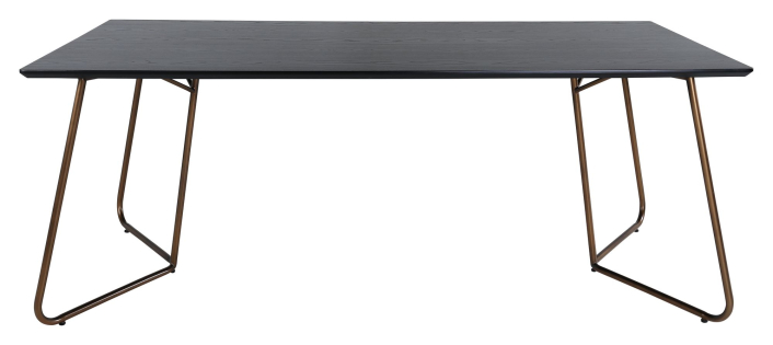 pippi-spisebord-190x90-sort-kobber