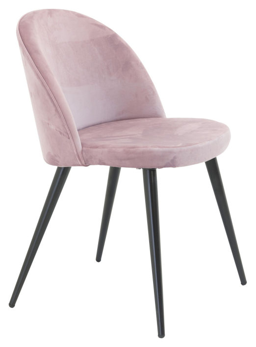 velvet-spisebordsstol-rosa-velour