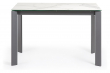 Axis Spisebord - Kalos White finish/Antracit ben, 120/180x80