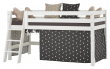 Hoppekids Premium Halvhøj seng, Hvid, 90x200
