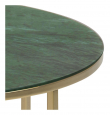 Filippa Sofabord Ø80xH45 - Grøn marmor print