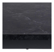 Amble Spisebord, 160x90, Sort marmorprint