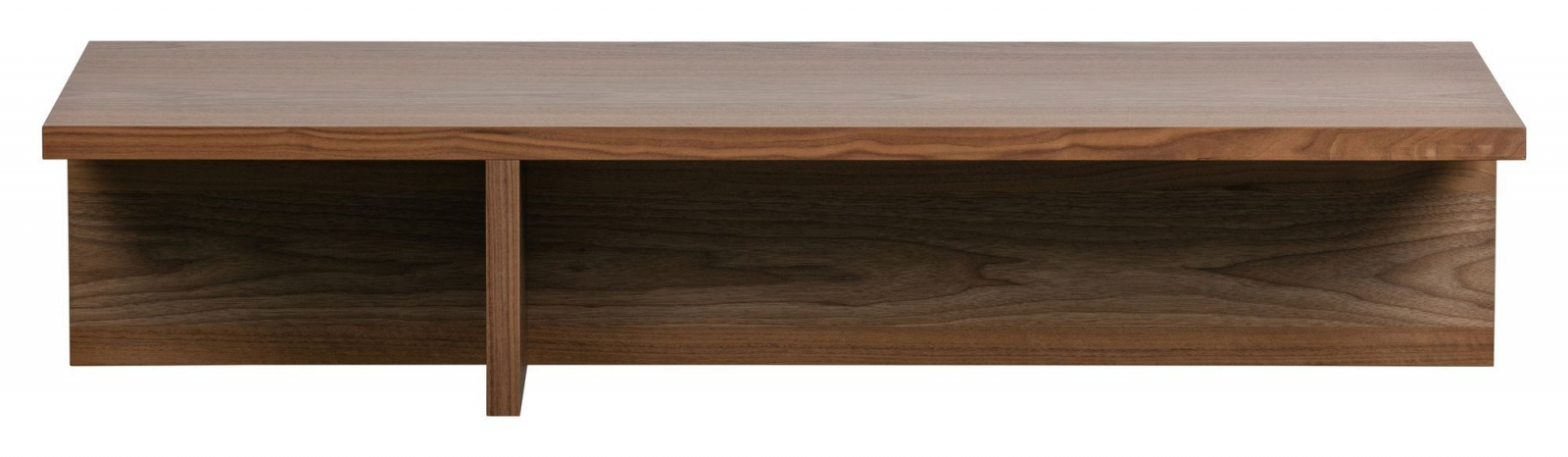 Angle Sofabord - Valnøddefinér, 135x49