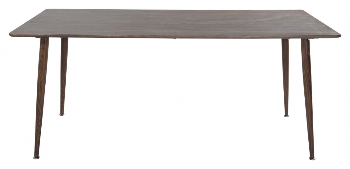 Polar Spisebord, Valnød-look, 180x90