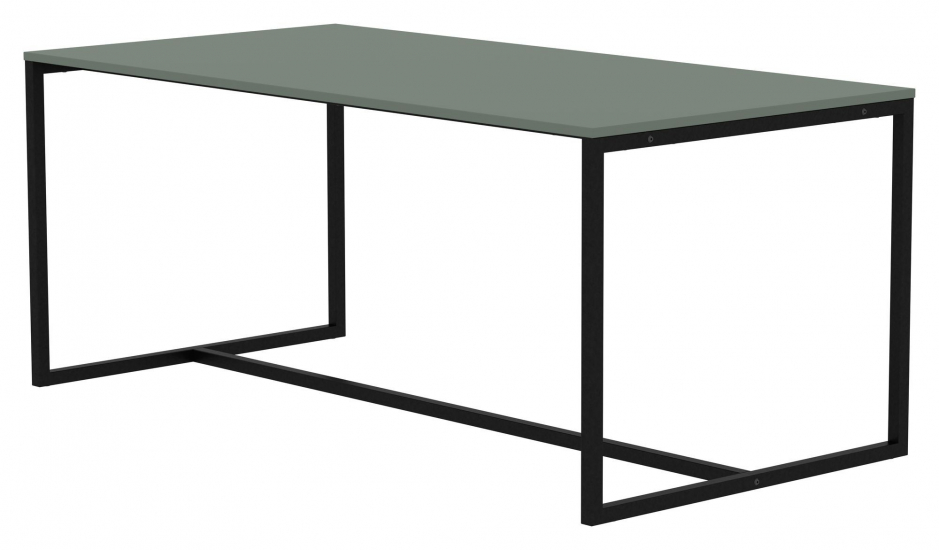 TENZO - LIPP Spisebord, Mat grøn, 90x180