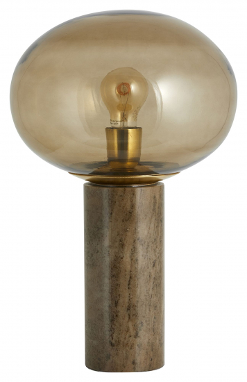 Nordal BES Bordlampe - Smoked m/marmor