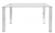 May Spisebord 140x90 - Bordplade i hærdet glas